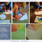 photo collage of art projects