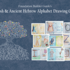 graphic: English & Ancient Hebrew Alphabet Drawing Guide