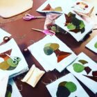 image of hand crafted notebook covers