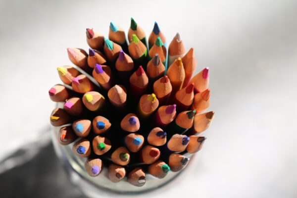 colored pencils