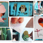 photo collage of art and craft projects